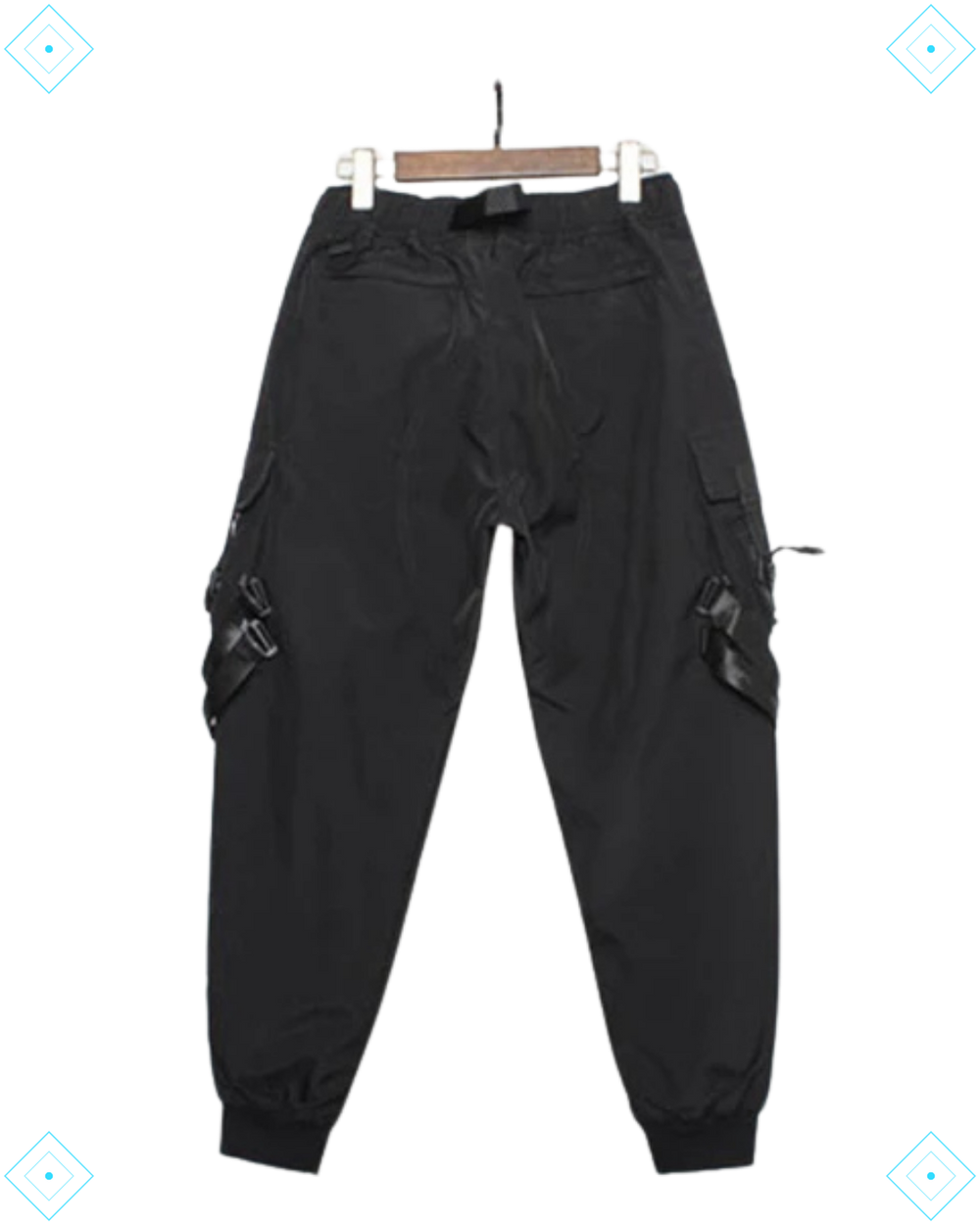 Rrezza Functional Techwear Cargo Pants - Black