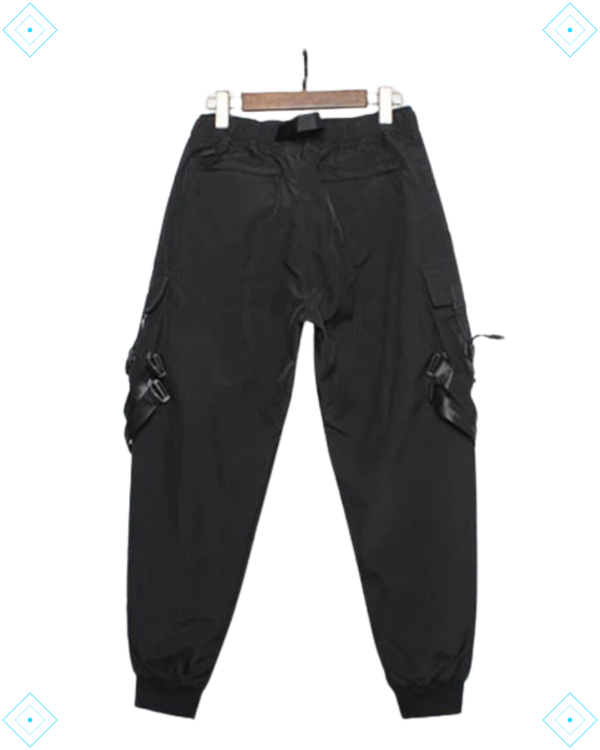 Rrezza Functional Techwear Cargo Pants - Black