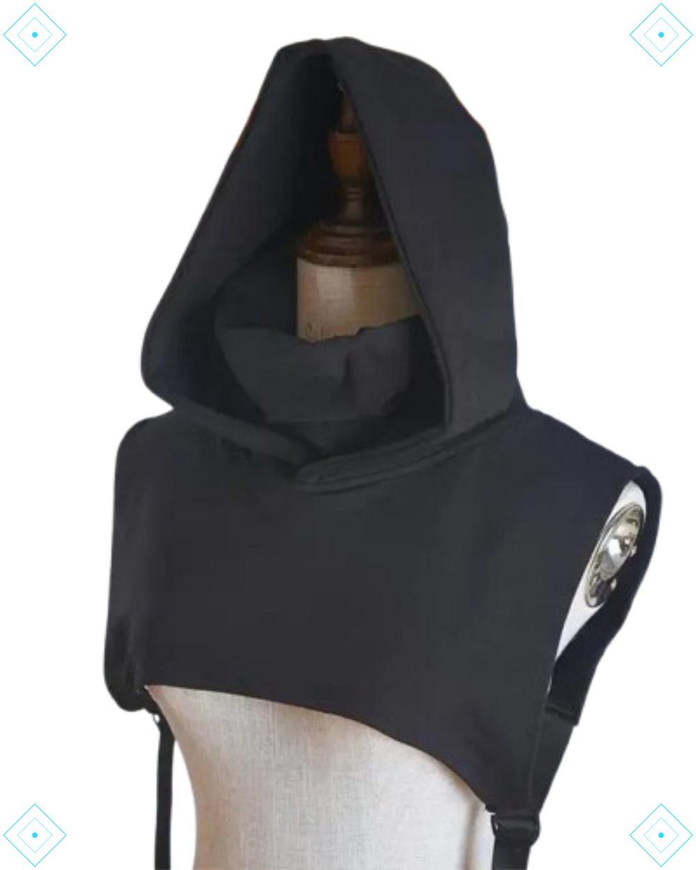 Rrezza Cropped Techwear Hoodie Women - Punk Y2K Hip Hop Style 2024