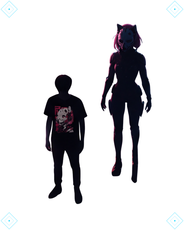 Rrezza Techwear Harajuku Cat Girl Cotton T-Shirt