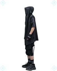 Rrezza ARENS Men's Sleeveless Technical Trench Techwear Vest Hip Hop