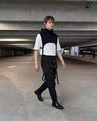 Rrezza Cropped Techwear Hoodie Women - Punk Y2K Hip Hop Style 2024