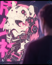 Rrezza Techwear Harajuku Cat Girl Cotton T-Shirt