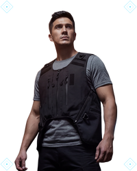 Rrezza Black Multi-Pocket Techwear Vest for Men