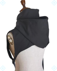 Rrezza Cropped Techwear Hoodie Women - Punk Y2K Hip Hop Style 2024