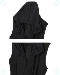 Rrezza ARENS Men's Sleeveless Technical Trench Techwear Vest Hip Hop