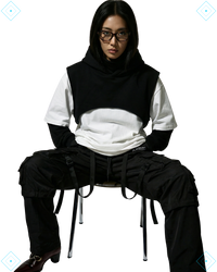 Rrezza Cropped Techwear Hoodie Women - Punk Y2K Hip Hop Style 2024