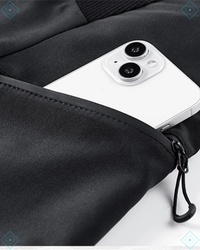 Rrezza Black Multi-Pocket Techwear Vest for Men